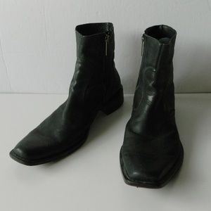 Kenneth Cole Westward Leather Ankle Boots 10.5 M